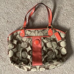 Coach monogram bag